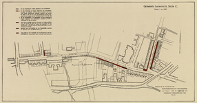 214178 Plattegrond van de Draaiweg en de Van der Mondestraat tussen de Lauwerecht en de Zaagmolenkade te Utrecht; met ...